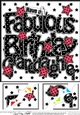 8 x 8 Have a Fabulous Birthday GRANDDAUGHTER Scalloped corner Topper
