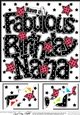 8 x 8 Have a Fabulous Birthday NANA Scalloped corner Topper