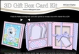 3D Cute Little Pony Gift Box Card Kit 3d Decoupage
