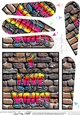 Graffiti I Love You Fan Pyramage Topper