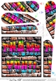 Graffiti Thank You Fan Pyramage Topper