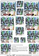 Birthday Sports and Games Pyramage sheet