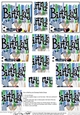 Birthday Sports and Games Pyramage sheet