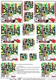Birthday Sports and Games Pyramage sheet
