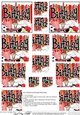 Birthday Sports and Games Pyramage sheet