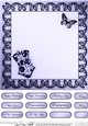 8 x 8 Quick Card Topper - Elegant Boudoir