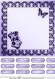 8 x 8 Quick Card Topper - Elegant Boudoir
