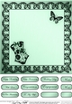 8 x 8 Quick Card Topper - Elegant Boudoir