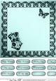 8 x 8 Quick Card Topper - Elegant Boudoir