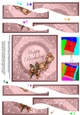 Roses and Metallic Lace Wavy Spiral Side Stacker