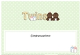 Large DL Ethnic New Baby Congratulations on Your Beautiful New ... TWINS insert