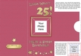 Add a Photo 25th Birthday Card with easy fold frame