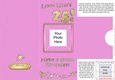 Add a Photo 25th Birthday Card with easy fold frame