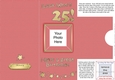 Add a Photo 25th Birthday Card with easy fold frame