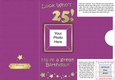 Add a Photo 25th Birthday Card with easy fold frame