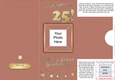 Add a Photo 25th Birthday Card with easy fold frame