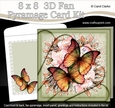 8 x 8 Butterflies & Flowers Fan Pyramage Kit