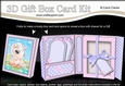 3D Cute Little Pony Gift Box Card Kit 3d Decoupage