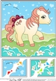 8 x 8 My Cute Little Pony Scalloped Corner Topper  