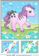 8 x 8 My Cute Little Pony Scalloped Corner Topper  