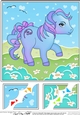 8 x 8 My Cute Little Pony Scalloped Corner Topper  