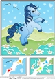 8 x 8 My Cute Little Pony Scalloped Corner Topper  