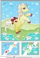 8 x 8 My Cute Little Pony Scalloped Corner Topper  