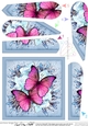 Butterflies & Flowers Fan Pyramage Topper