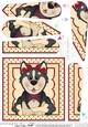 Fan Pyramage Topper - Cute Little Husky Dog
