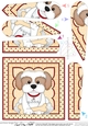 Fan Pyramage Topper - Cute Little Cavachon Dog