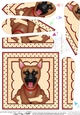 Fan Pyramage Topper - Cute Little German Shepherd Dog