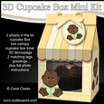 3D Mini Milk Carton Cupcake Treat Box Mini Kit - Cute Little Ethnic Baby