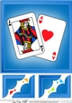 8 x 8 Playing Cards Scalloped corner Topper