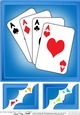 8 x 8 Playing Cards Scalloped corner Topper