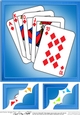 8 x 8 Playing Cards Scalloped corner Topper
