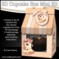3D Mini Milk Carton Cupcake Treat Box Mini Kit - Cute Little Pony