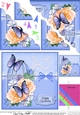 Birthday Butterflies and Flowers Birdcage Scalloped Corner Stacker