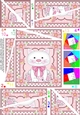 Cute Little Cat Twisted Spiral Side Stacker