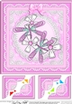 8 x 8 Dreamy Dragonflies Scalloped corner Topper