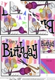 Birthday Sports and Games Scalloped Corner Stacker