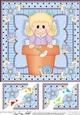 8 x 8 Flower Pot Friends Cute Little Fairy Scalloped Corner Stacker
