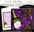 8 x 8 Birthday Champers Chocs & Roses Fan Pyramage Kit