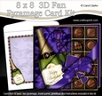 8 x 8 Birthday Champers Chocs & Roses Fan Pyramage Kit