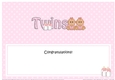 Large DL Ethnic New Baby Congratulations on Your Beautiful New ... TWINS insert