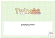 Large DL Ethnic New Baby Congratulations on Your Beautiful New ... TWINS insert