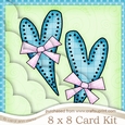 8 x 8 Funky Hearts Mini Kit with Scalloped Corners
