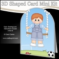3D Shaped Card Kit - Swinging High - Toddler Boy