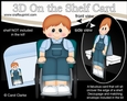 3D On the Shelf Card Kit - Cute Little Toddler Lacklan is a Wheelchair User