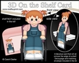 3D On the Shelf Card Kit - Cute Little Toddler Jacia is a Wheelchair User