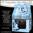 3D Mini Milk Carton Cupcake Treat Box Mini Kit - Cute Little Pony